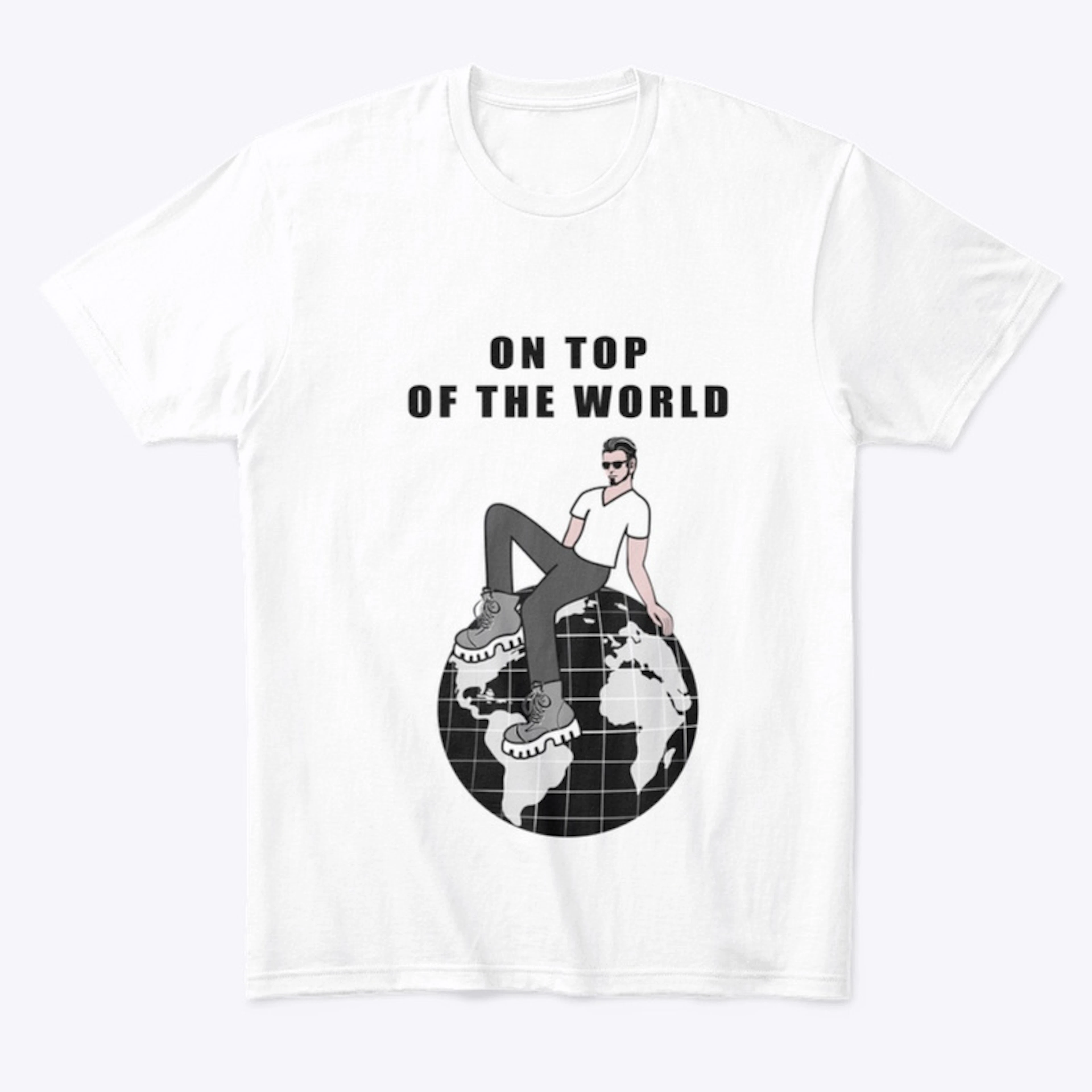 On top of the world front and back print